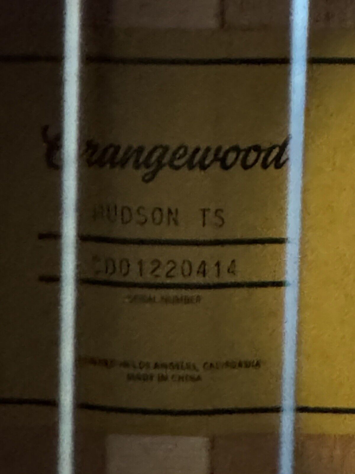 Orangewood Acoustic Guitar Hudson Torrefied Spruce dreadnought 14