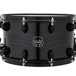 Mapex MPX Maple Snare Drum - 8 inch x 14 inch - Transparent Midnight Black - Image 1