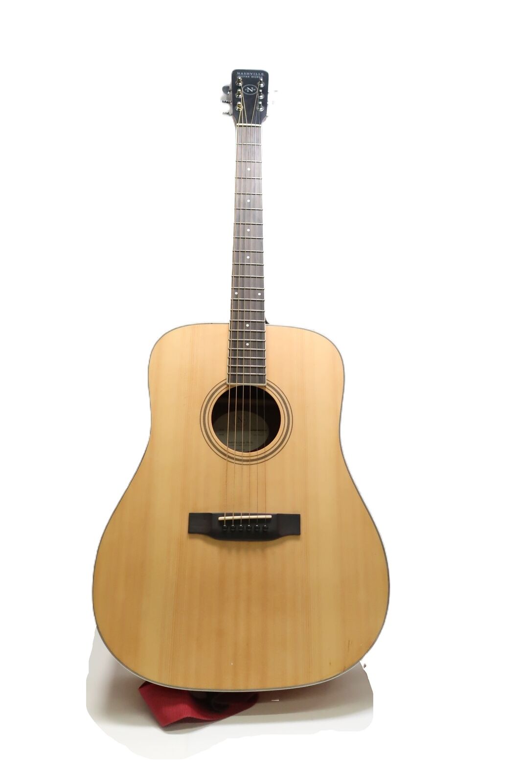 Donner DAJ-110CD 40″ Mini Jumbo Acoustic Guitar Cutaway Bundle Kit | Refurbished 1