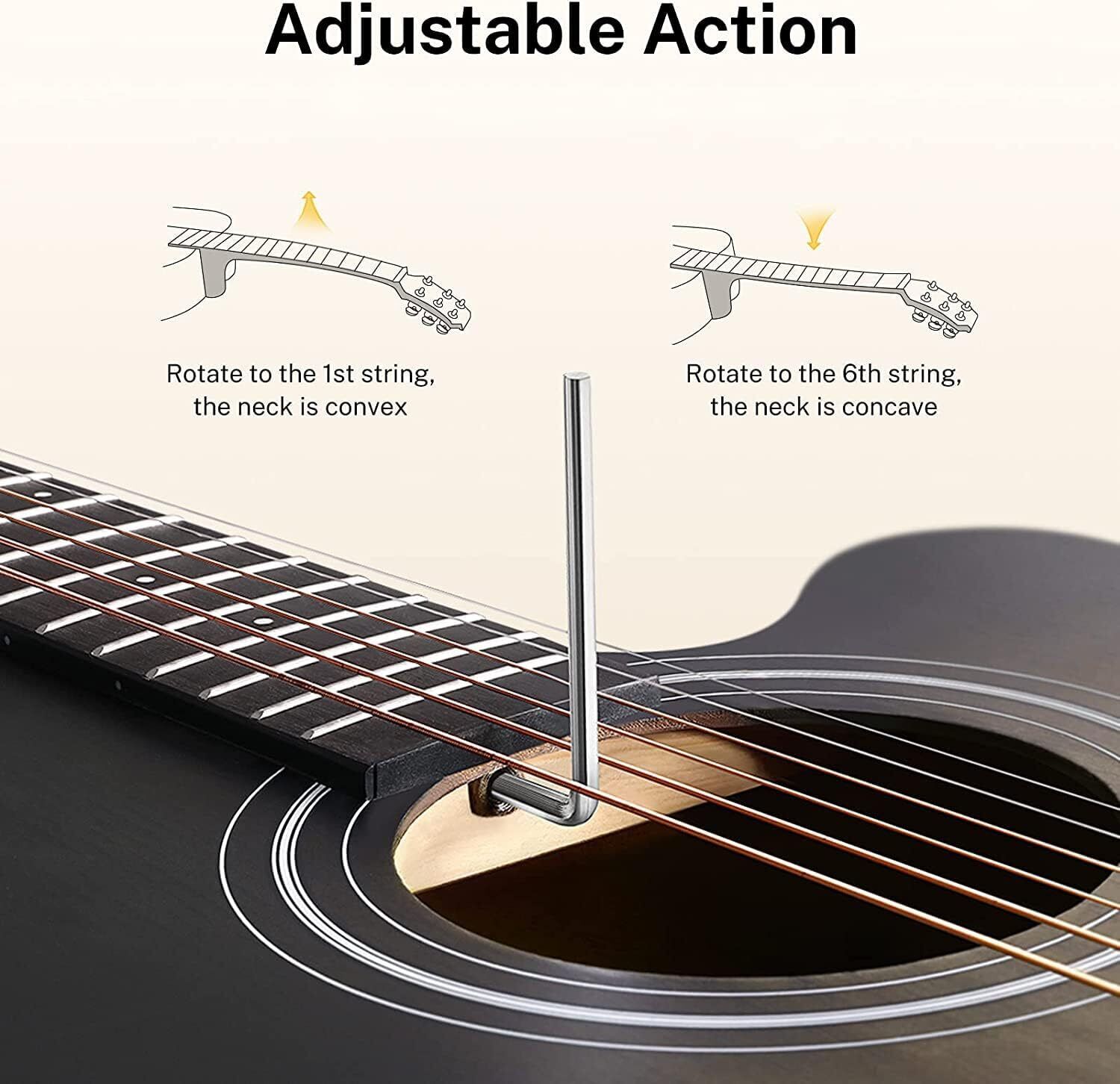 Donner DAJ-110CD 40″ Mini Jumbo Acoustic Guitar Cutaway Bundle Kit | Refurbished 7