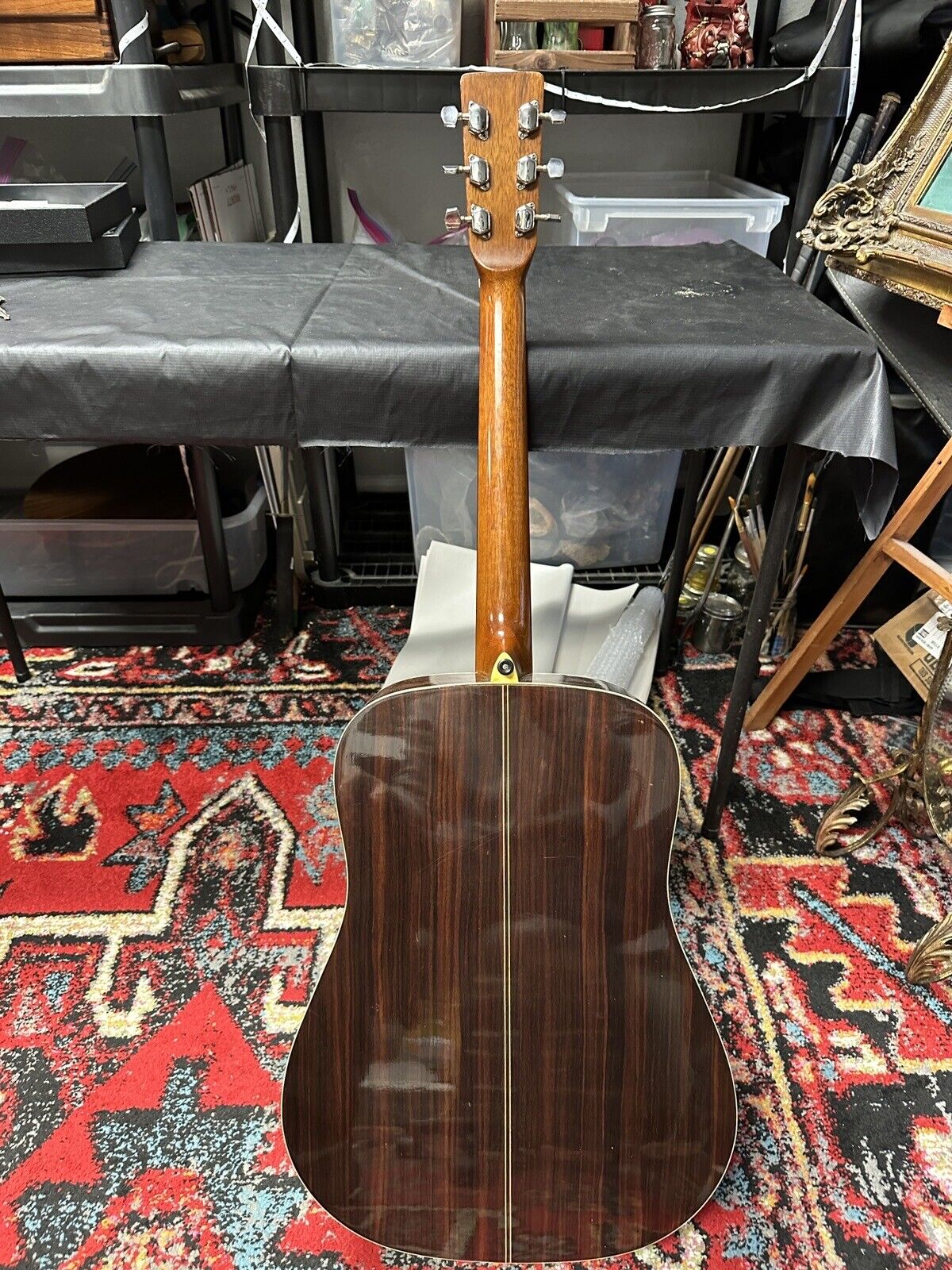 Vintage Alvarez 5227 Acoustic Guitar with Case 9