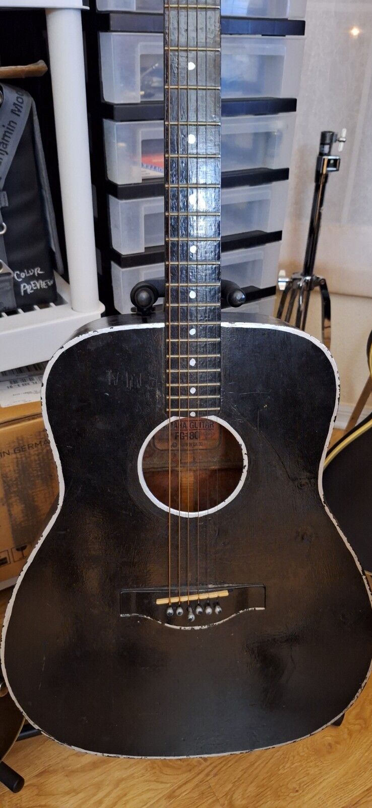 Yamaha FG-180 Acoustic Guitar – Red label 2