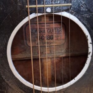Yamaha FG-180 Acoustic Guitar - Red label - Image 4