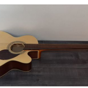 Acoustic Bass Guitar Greg Bennett Design AB-2FL Natural - Image 2